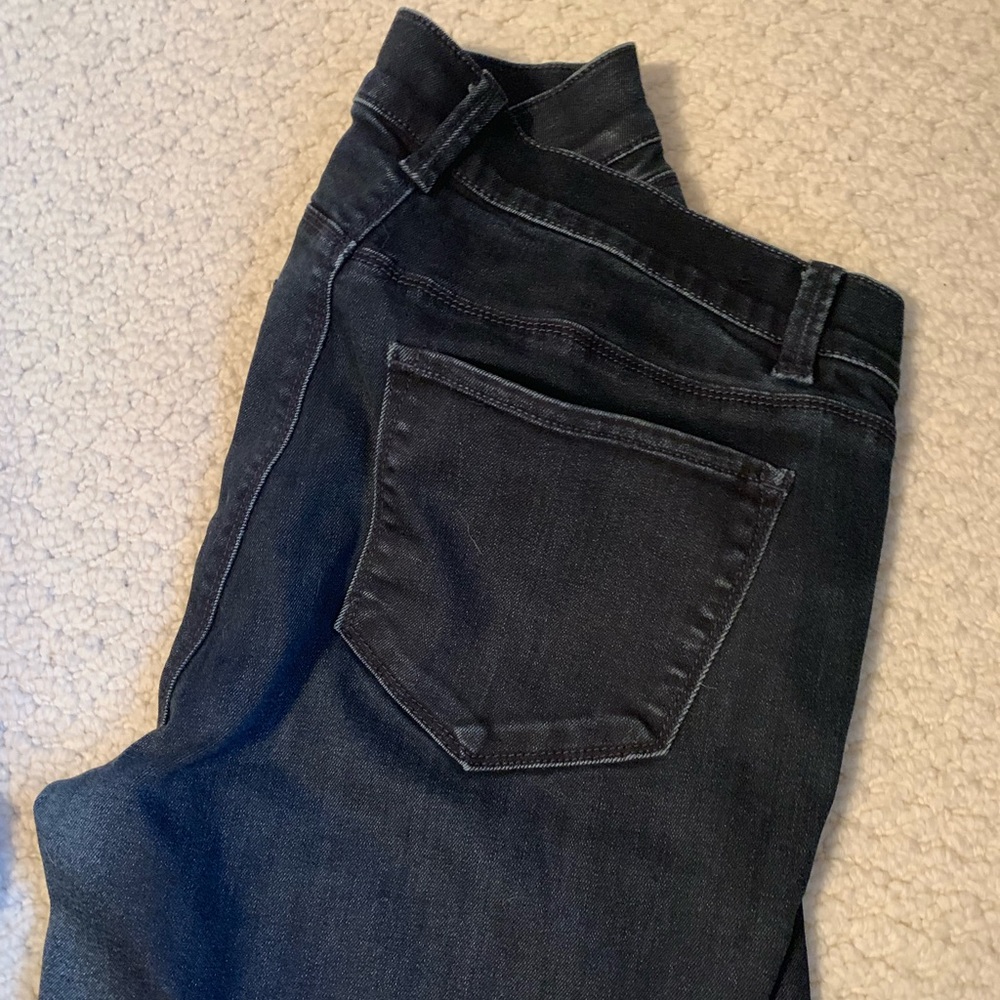 Ann Taylor Dark Blue Ankle Jeans - Picture 3 of 3